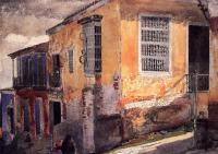 Homer, Winslow - Street Corner, Santiago de Cuba